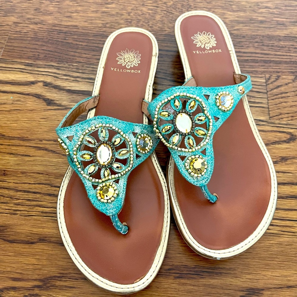 Jeweled summer Sandler/flats